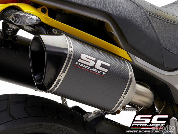 Ducati scrambler 1100 глушитель SC Project