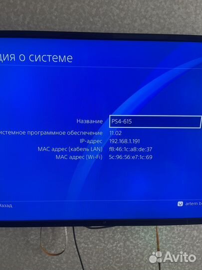 Sony PS4 slim 2 геймпада