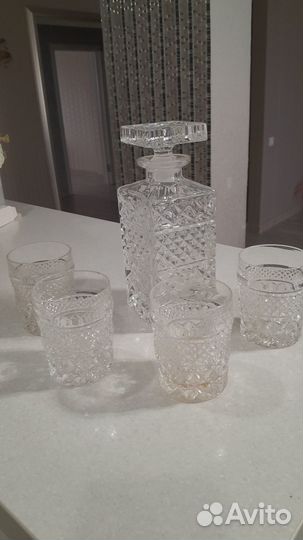 Хрустальный набор для виски