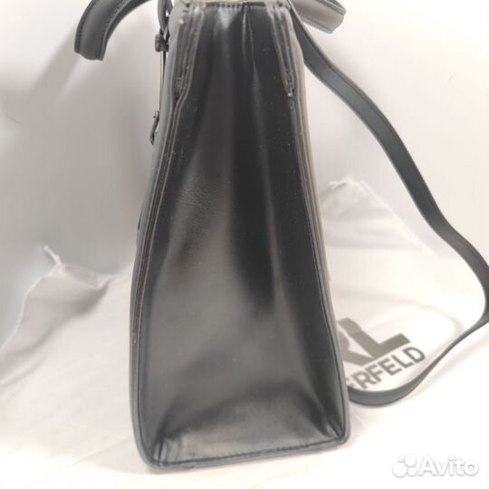 Сумка Женская Karl Lagerfeld черная с коричневым