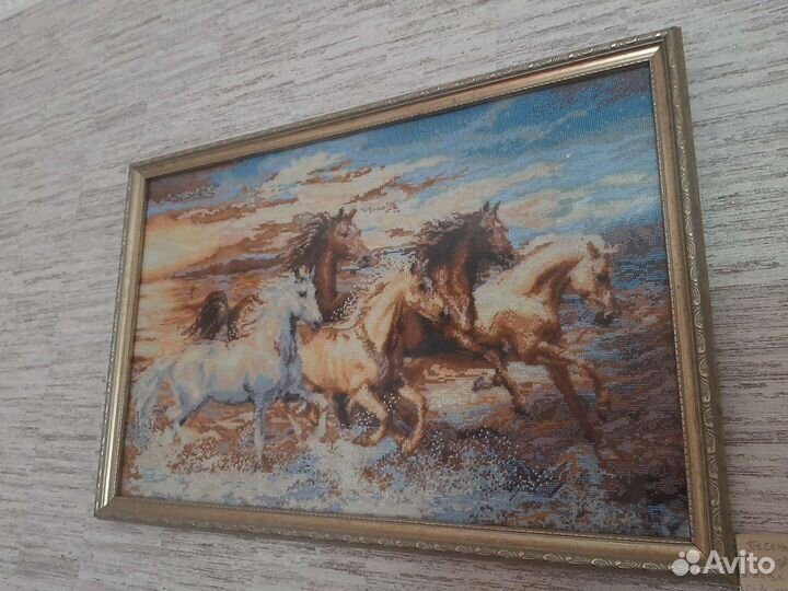 Картина бисером ручная работа