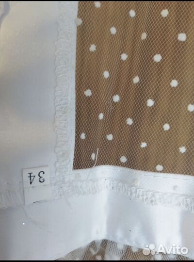 Белый школьный фартук