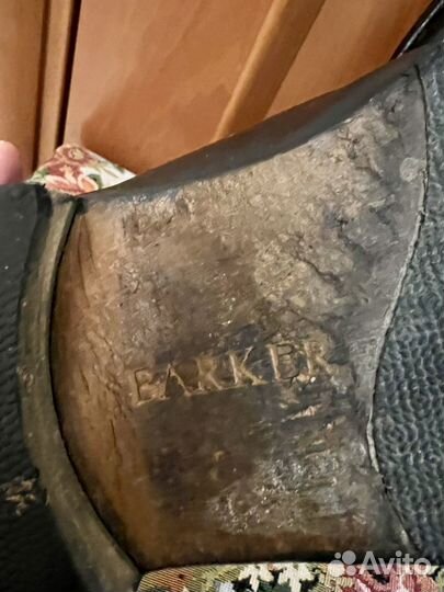 Туфли оксфорды Barker Англия черные 45-46