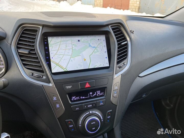 Магнитола Hyundai Santa Fe 2013-2018, есть Teyes