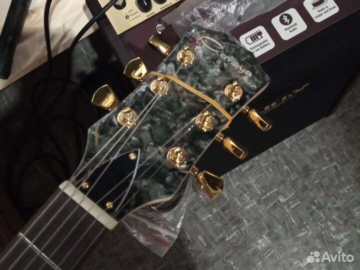 Электрогитары Caraya Les Paul Чёрный Перламутр