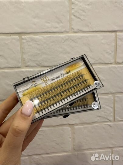 Ресницы пучки прямые для эффекта стрелки