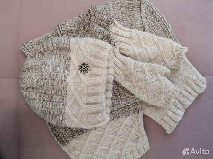 Шапка и шарф 2 комплекта