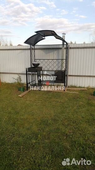 Беседка с мангалом