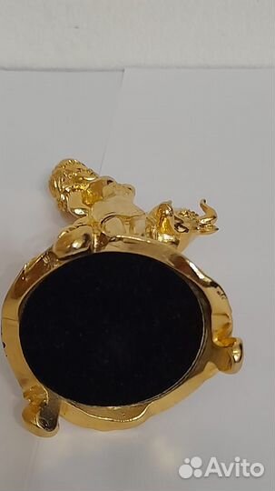 Статуэтка фигурка девушка и бык металл