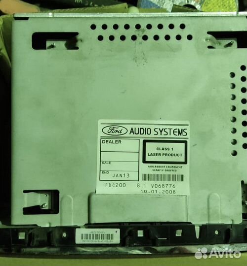 Магнитола штатная Ford