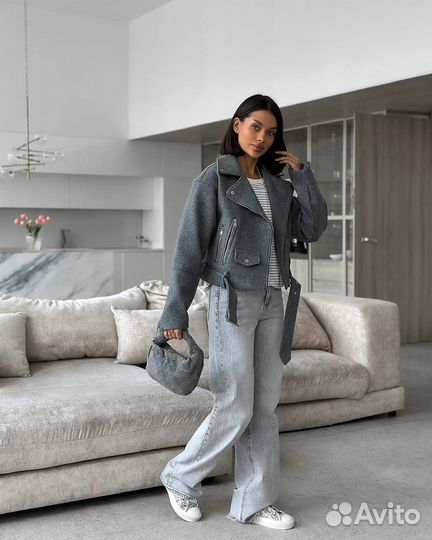 Куртка косуха замшевая