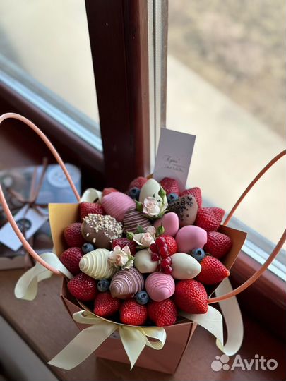 Букет из клубники в шоколаде