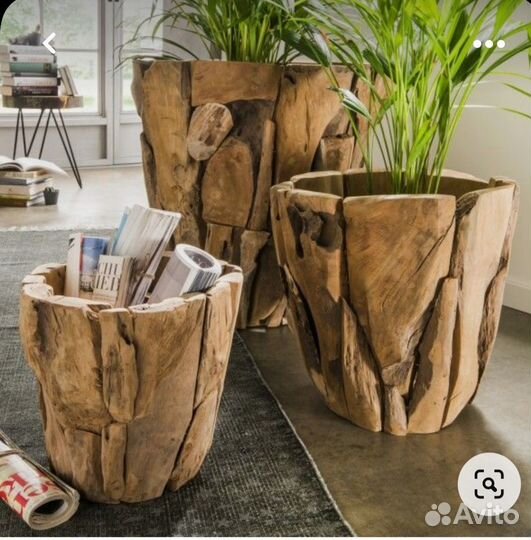 Кашпо из бетона