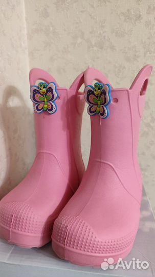 Детские резиновые сапоги