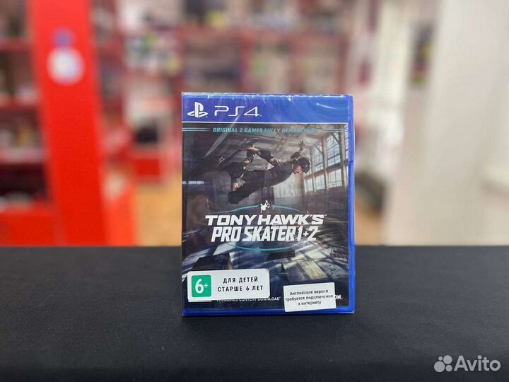 Диск PS4 Tony Hawks Pro Skater 2+1 (Новый)
