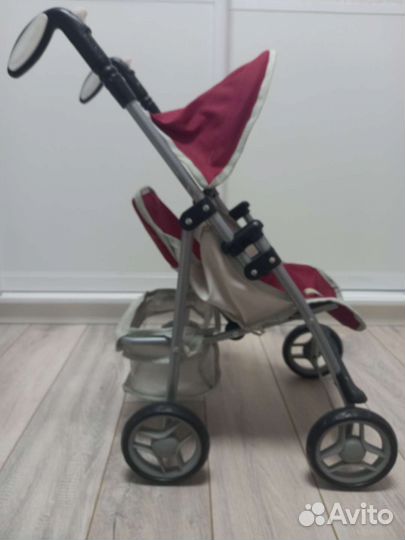 Игрушечная коляска для пупсов