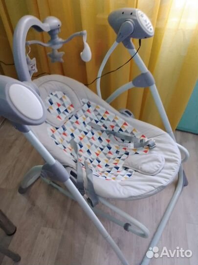 Детские электронные качели, шезлонг