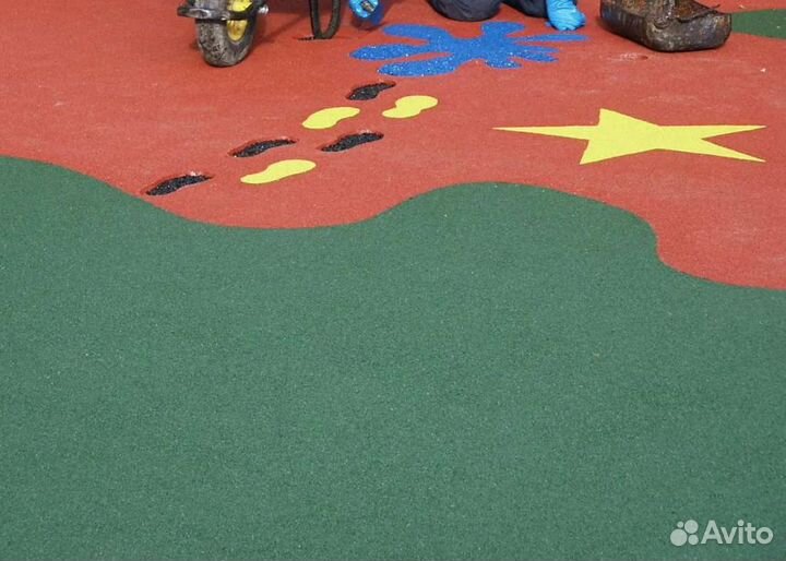 Покрытие из резиновой крошки