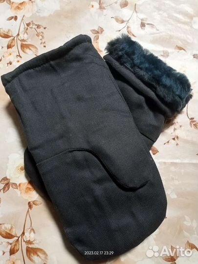 Рукавицы меховые мужские