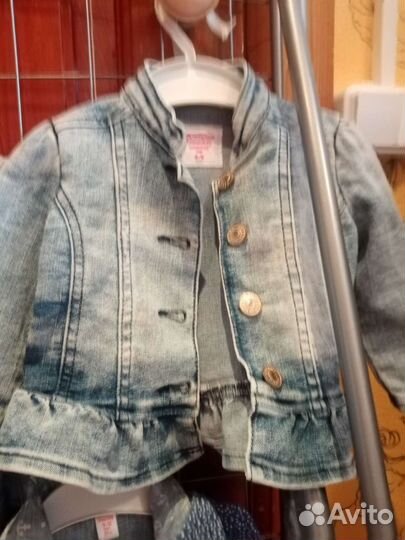 Джинсовки для девочек до года