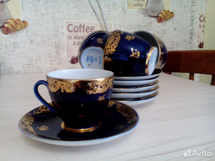 Фарфоровые чайные пары