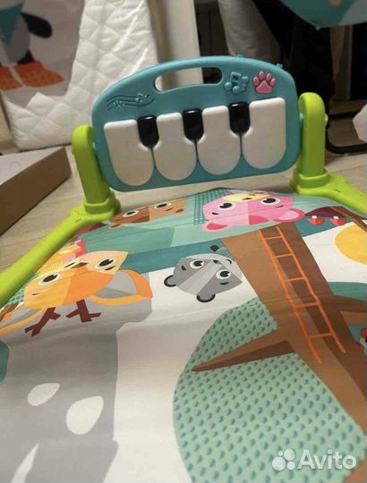 Развивающий коврик детский с пианино
