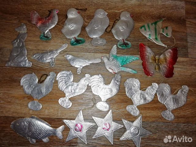 Ёлочные игрушки картонаж