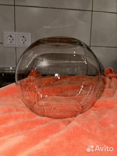 Аквариум для рыбок круглый