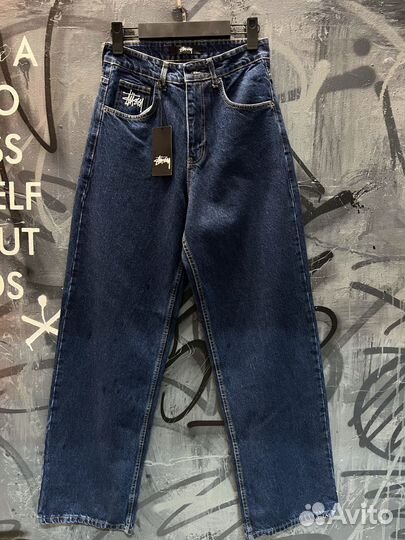 Джинсы багги Stussy