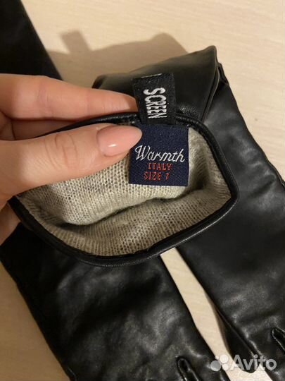 Перчатки из натуральной кожи