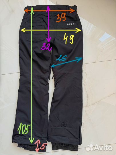 Брюки горнолыжные Roxy