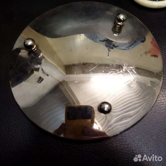 Визитница с орлом золото сталь оригинал в подарок