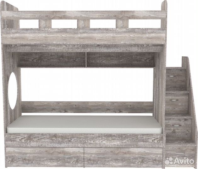 Трехъярусная кровать Юниор