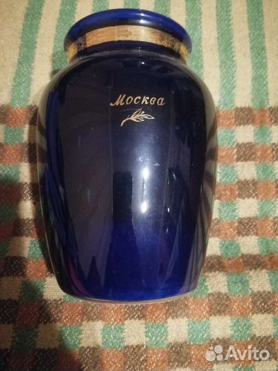 Ваза для цветов СССР Москва фиолет цвет