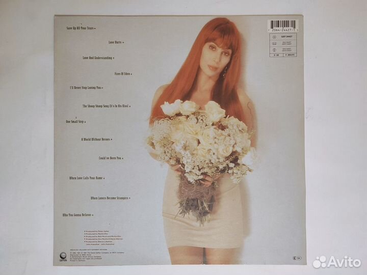 LP Cher - Love Hurts Germany Geffen 1991г