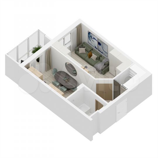 1-к. квартира, 45,3 м², 17/27 эт.