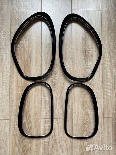 Черный молдинг на фары Mini Countryman R60