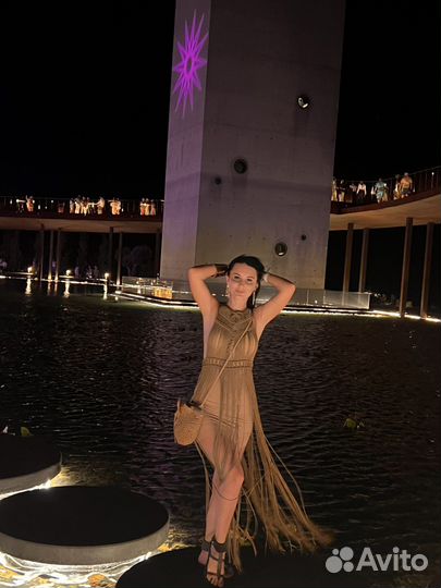 Платье макраме