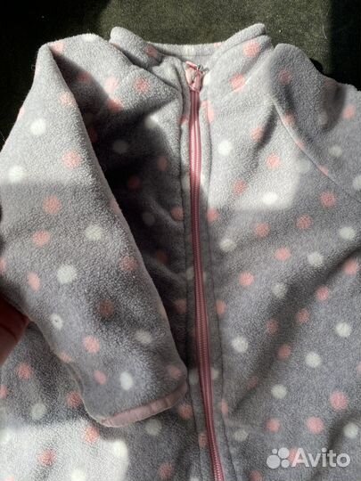 Флисовый комбинезон 74 и 80 размер