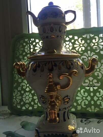Самовар Гжель СССР