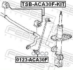 Втулка стабилизатора toyota RAV4 05- пер.подв