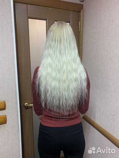 Наращивание цветных прядей