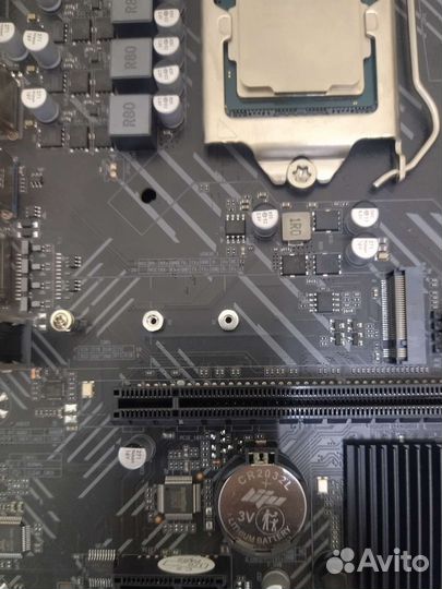 Материнская плата с процессором i3 10105f