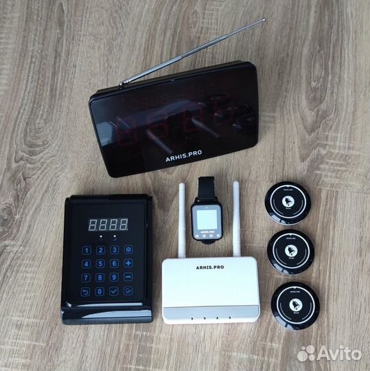 Кнопка вызова персонала, мастера / часы, пульт, та