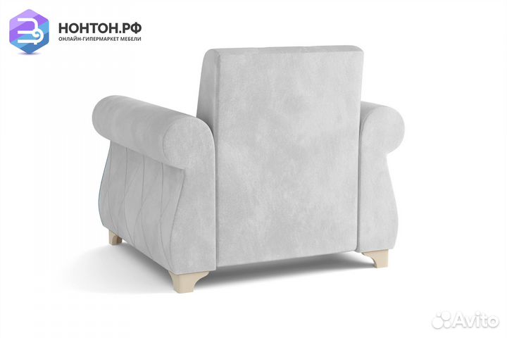 Кресло Порто светло-серое
