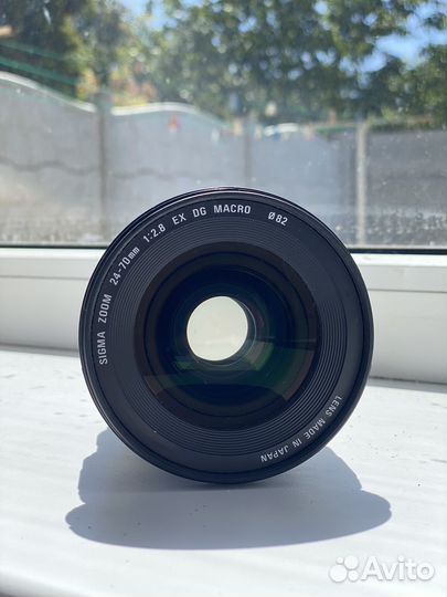 Объектив Sigma 24-70 2.8 EX DG macro