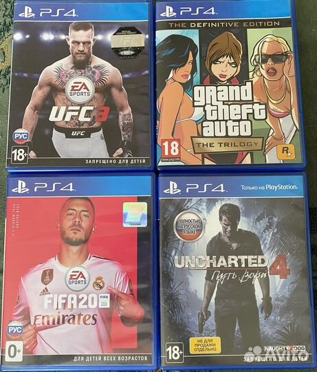 Игры для приставки ps4