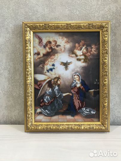 Картина вышитая бисером