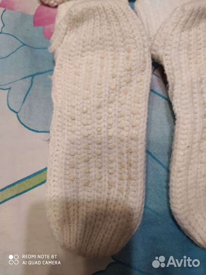 Новогодний комплект шапка и носки