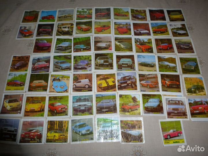 Вкладыши от жвачек Bombibom